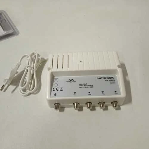Ecost prekė po grąžinimo Metronic 432175 TV stiprintuvas balta (Atnaujinta)