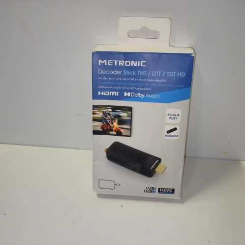 Ecost prekė po grąžinimo Metronic 441625 Decoder TDT Dongle Stick DVB-T2 HEVC HDMI USB (Atnaujinta)
