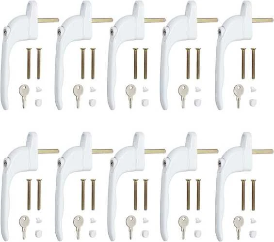 Ecost prekė po grąžinimo Neoteck Poignée de Fen?tre 10 Pcs UPVC Poignée de Fen?tre Double Vitrage Po (Atnaujinta)