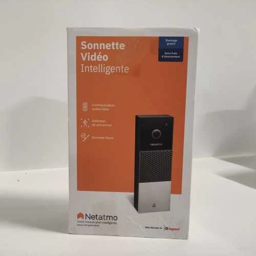 Ecost prekė po grąžinimo Netatmo intelektualus vaizdo durų skambutis, WiFi, garsas, asmeninis aptiki (Atnaujinta)