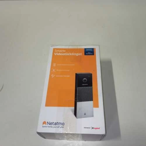 Ecost prekė po grąžinimo Netatmo ndbde išmanusis vaizdo durų skambutis su fotoaparatu, WiFi (Atnaujinta)