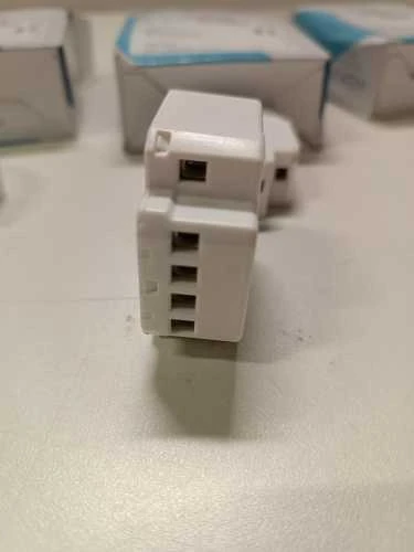 Ecost prekė po grąžinimo Nexentro 57008099 iš 3 Zigbee 3.0 ritininių užraktų jungiklio su diegimo ku (Atnaujinta)