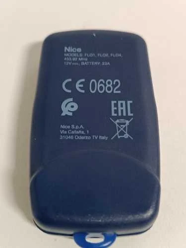 Ecost prekė po grąžinimo Nice FLO4 Remote Control Transmitter, Juodas (Atnaujinta)