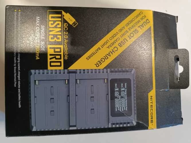Ecost Prekė po grąžinimo Nitecore USN3PRO dviejų lizdų USB įkroviklis (Atnaujinta)