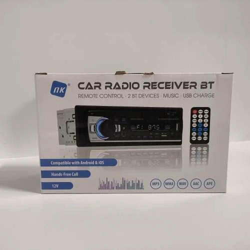 Ecost prekė po grąžinimo NK Car Radio with Bluetooth 4.0 - 1 DIN - 4 x 40 W, AUX Function, MP3 Playe (Atnaujinta)