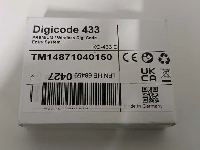 Ecost prekė po grąžinimo Novoferm TM14871040150 belaidis mygtukas (UVRESISTANT, apšviestas bandymas (Atnaujinta)
