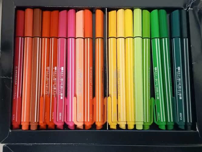 Ecost prekė po grąžinimo Nylon Tip Writing Pen - STABILO pointMax ARTY - Wallet of 42 - Assorted Col (Atnaujinta)