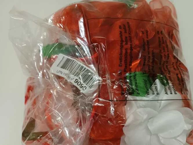 Ecost prekė po grąžinimo, Organza M + Hearts ® papuošalai automobiliams (grynai balta / raudona / ra (Atnaujinta)
