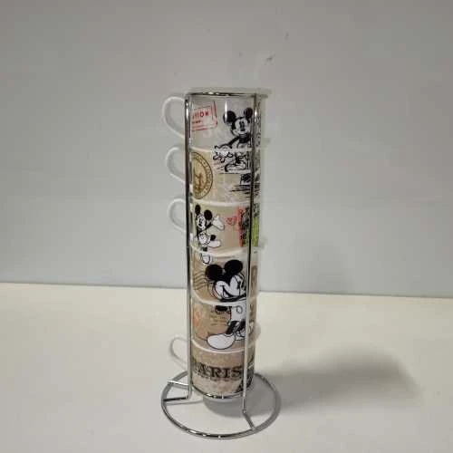 Ecost prekė po grąžinimo Originali Disney Mickey and Minnie Mouse Cafe Espresse Cup su me (Atnaujinta)