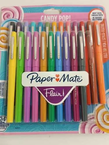 Ecost prekė po grąžinimo PAPER MATE Flair Candy POP Feutres de Coloriage | pointe moyenne (0,7 mm) | (Atnaujinta)