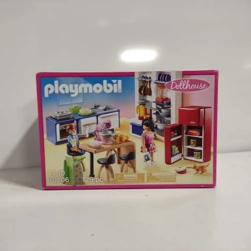 Ecost prekė po grąžinimo Playmobil Dollhouse 70206 Family Kitchen, 4 Years and Above (Atnaujinta)