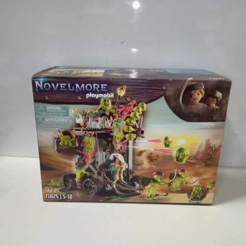 Ecost Prekė po grąžinimo PLAYMOBIL Novelmore 71025 Sal'ahari Sands - Thunderthrone su Katapulta, Žai (Atnaujinta)