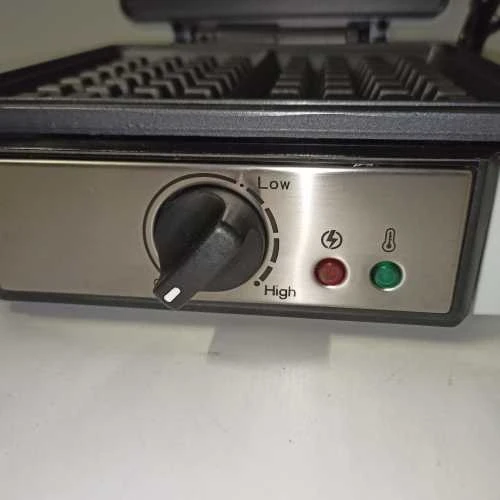 Vaflinė Ecost prekė po grąžinimo, Princess 132397 2 vafliai 120 W Juoda, Nerūdijančiojo plieno, Balta (Atnaujinta)