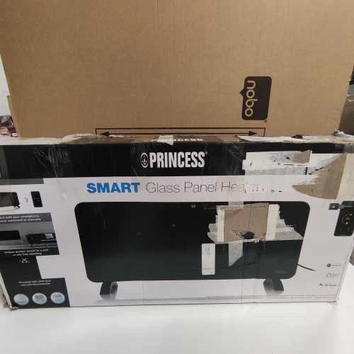 Ecost prekė po grąžinimo, Princess 342000 Išmanusis stiklo skydo šildytuvas (Atnaujinta)