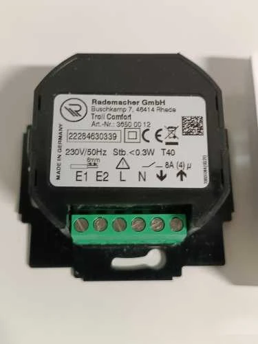 Ecost prekė po grąžinimo RadeMacher Troll Comfort 36500012 valdiklis Ultrawhite (Atnaujinta)