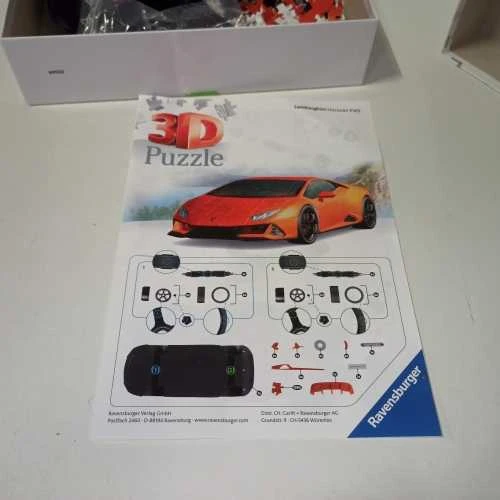 Ecost Prekė po grąžinimo Ravensburger 3D Galvosūkis Lamborghini Hurac?n EVO 11238 - Garsus Automobil (Atnaujinta)