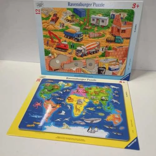 Ecost prekė po grąžinimo Ravensburger vaikų dėlionė 06641 - Pasaulio žemėlapis su gyvūnais - rėmelio (Atnaujinta)