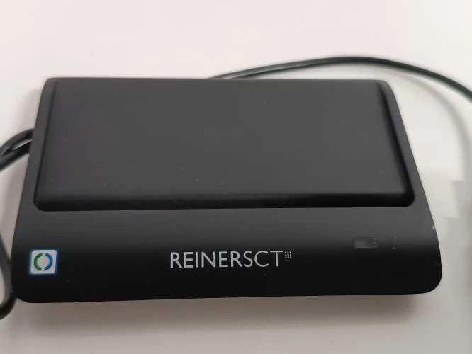 Ecost prekė po grąžinimo Reiner SCT cyberJack RFID Basis nPA Smart Card Reader eID BSI-Certified wit (Atnaujinta)