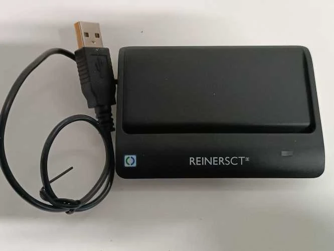 Ecost prekė po grąžinimo Reiner SCT cyberJack RFID Basis nPA Smart Card Reader eID BSI-Certified wit (Atnaujinta)