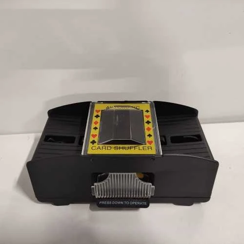 Ecost prekė po grąžinimo Relaxdays 10020520 Juodas Card Shuffler, 2 Decks, 3 Years to 99 Years, Batte (Atnaujinta)