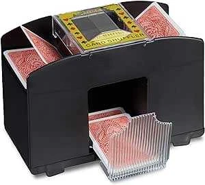 Ecost prekė po grąžinimo Relaxdays 10020520 Juodas Card Shuffler, 2 Decks, 3 Years to 99 Years, Batte (Atnaujinta)