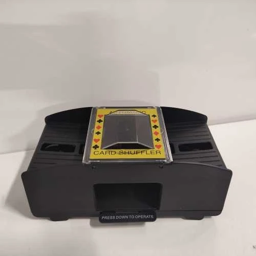 Ecost prekė po grąžinimo Relaxdays 10020520 Juodas Card Shuffler, 2 Decks, 3 Years to 99 Years, Batte (Atnaujinta)