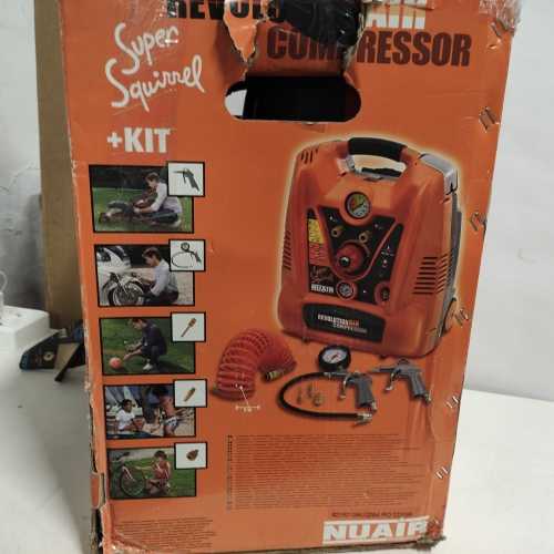 Ecost prekė po grąžinimo Revolution Air 425028 Super Squirrel kompresorius 2 AG (Atnaujinta)
