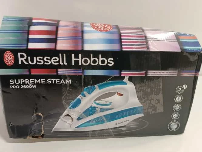 Ecost prekė po grąžinimo, Russell Hobbs garų lygintuvas Supreme Steam Pro (2600 W, 140 g/min papildo (Atnaujinta)