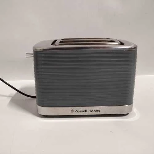 Skrudintuvas Ecost prekė po grąžinimo Russell Hobbs Inspire Toaster, Pilkas, 2 Extra Wide Toast Slots, incl. Bread (Atnaujinta)