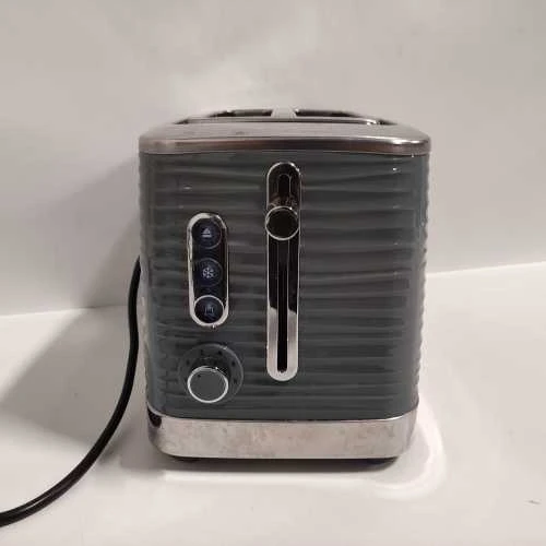 Skrudintuvas Ecost prekė po grąžinimo Russell Hobbs Inspire Toaster, Pilkas, 2 Extra Wide Toast Slots, incl. Bread (Atnaujinta)