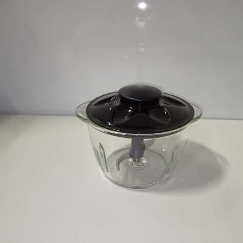 Ecost prekė po grąžinimo Russell Hobbs Mini Electric Chopper [Glass Jar incl. Storage Lid] Matt Blac (Atnaujinta)