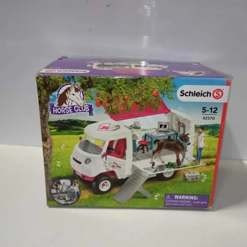Ecost prekė po grąžinimo Schleich 42370 Mobilus veterinaras su Hanoverių veislės kumeliukais (Atnaujinta)