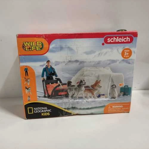 Ecost prekė po grąžinimo schleich 42624 Antarctic Expedition Nat Geo, for Children from 3+ Years, Wi (Atnaujinta)