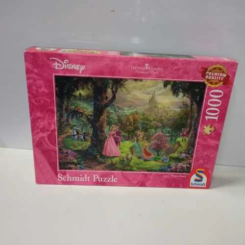 Ecost prekė po grąžinimo Schmidt Spiele 59474 Thomas Kinkade, Disney, Miegančioji gražuolė, 1.000 da (Atnaujinta)