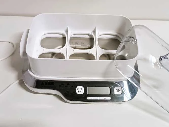 Ecost prekė po grąžinimo SEB Yogurti?re 6 pots, 140 ml glass jars, 5 automatic programs, BPA -free, (Atnaujinta)
