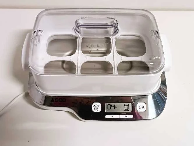 Ecost prekė po grąžinimo SEB Yogurti?re 6 pots, 140 ml glass jars, 5 automatic programs, BPA -free, (Atnaujinta)