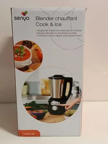 Ecost prekė po grąžinimo Senya Maišytuvas heating stainless steel Cook & Ice V3, Mixer Soup Velveté/Mou (Atnaujinta)