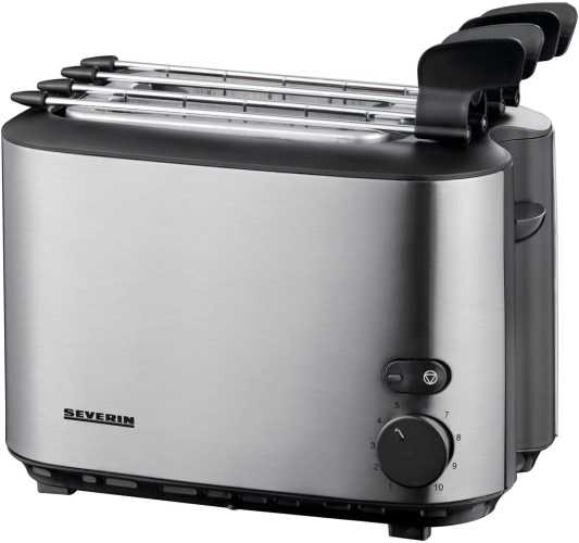 Ecost prekė po grąžinimo Severin Automatic toaster 540 W, Toaster Compact iki 4 slices with sandwi (Atnaujinta)