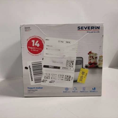 Ecost prekė po grąžinimo SEVERIN JG 3520 Yoghurt Maker 13 Baltas / Pilkas (Atnaujinta)