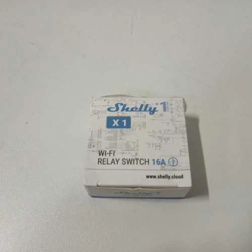 Ecost prekė po grąžinimo Shelly 1 - Switch Actuator 230 V 16 A - WIFI Relay Suitable for Smart Home, (Atnaujinta)