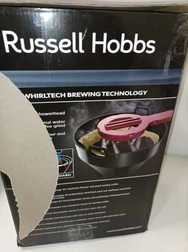 Ecost prekė po grąžinimo, Skaitmeninis kavos aparatas Russell Hobbs Inspire, pilkos spalvos (Atnaujinta)