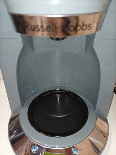 Ecost prekė po grąžinimo, Skaitmeninis kavos aparatas Russell Hobbs Inspire, pilkos spalvos (Atnaujinta)