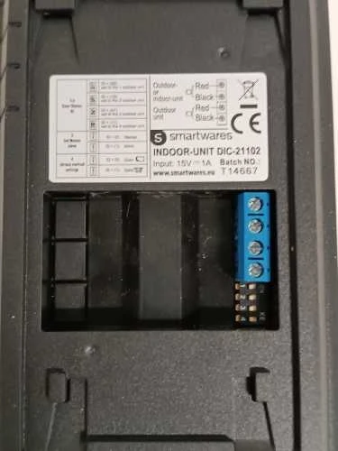 Ecost prekė po grąžinimo Smartwares DIC21102 Indoor Intercom 2way Communication Easy 2Wire diegimas (Atnaujinta)