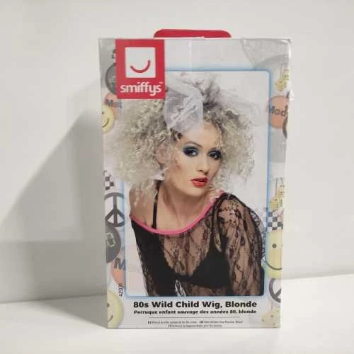 Ecost prekė po grąžinimo Smiffys unisex blondinė perukas, universalaus dydžio (Atnaujinta)
