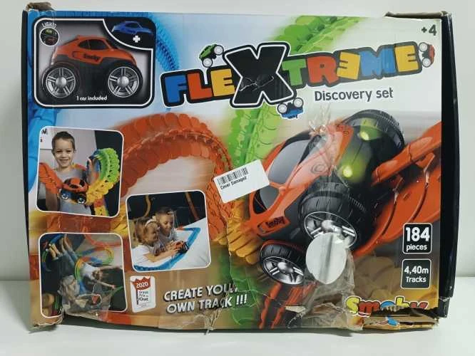 Ecost prekė po grąžinimo Smoby FleXtreme automobilių lenktynių trasos pradinis rinkinys - 184 bėgiai (Atnaujinta)