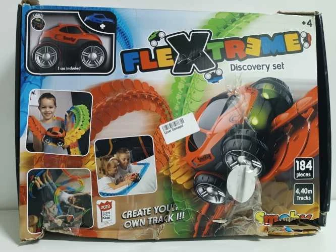 Ecost prekė po grąžinimo Smoby FleXtreme automobilių lenktynių trasos pradinis rinkinys - 184 bėgiai (Atnaujinta)