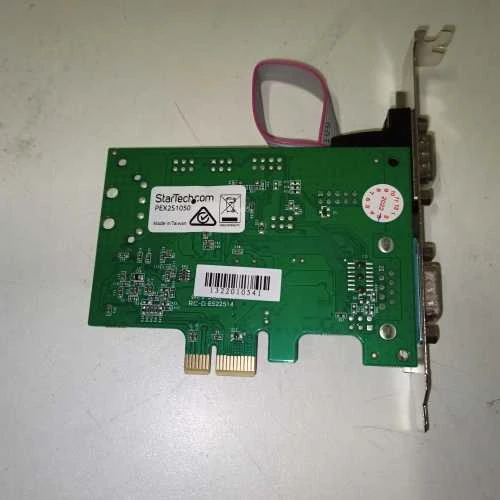 Ecost prekė po grąžinimo StarTech.com Serial PCI Express korta su 2 DB9 prievadais, UART 16C1050, RS (Atnaujinta)