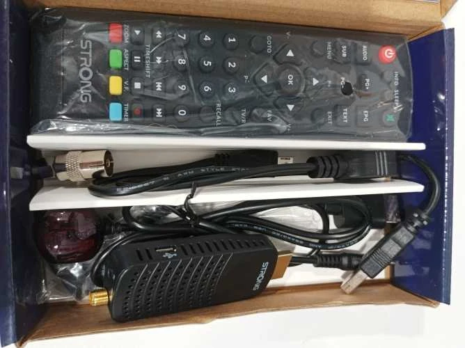 Ecost Prekė po grąžinimo Stiprus SRT82 Full HD DVB-T2 HDMI atmintukas - suderinamas su Hevc265 - TV (Atnaujinta)