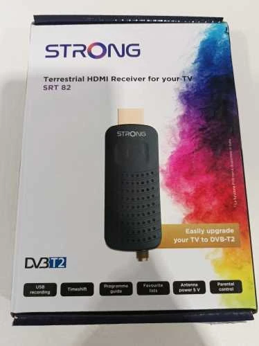 Ecost Prekė po grąžinimo Stiprus SRT82 Full HD DVB-T2 HDMI atmintukas - suderinamas su Hevc265 - TV (Atnaujinta)