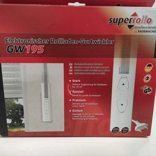 Ecost prekė po grąžinimo Superrollo Electric Belt Winder, FlushMounted. (Atnaujinta)